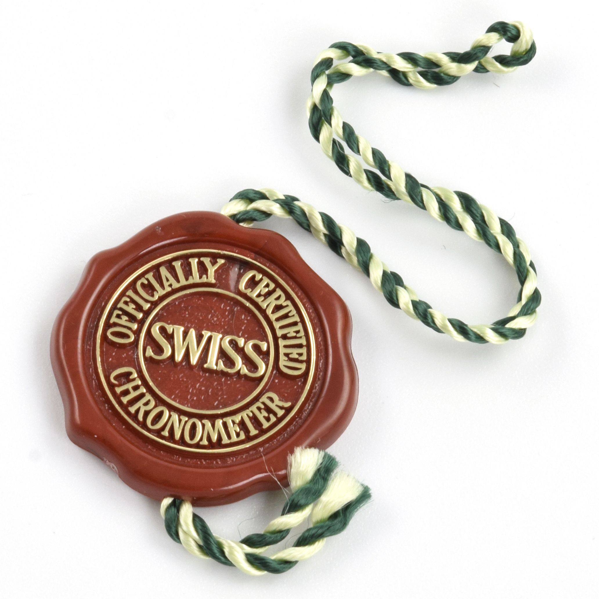 Rolex Vintage Red Hologram Watch Swing Hang Tag – 25mm Diameter - Image 2