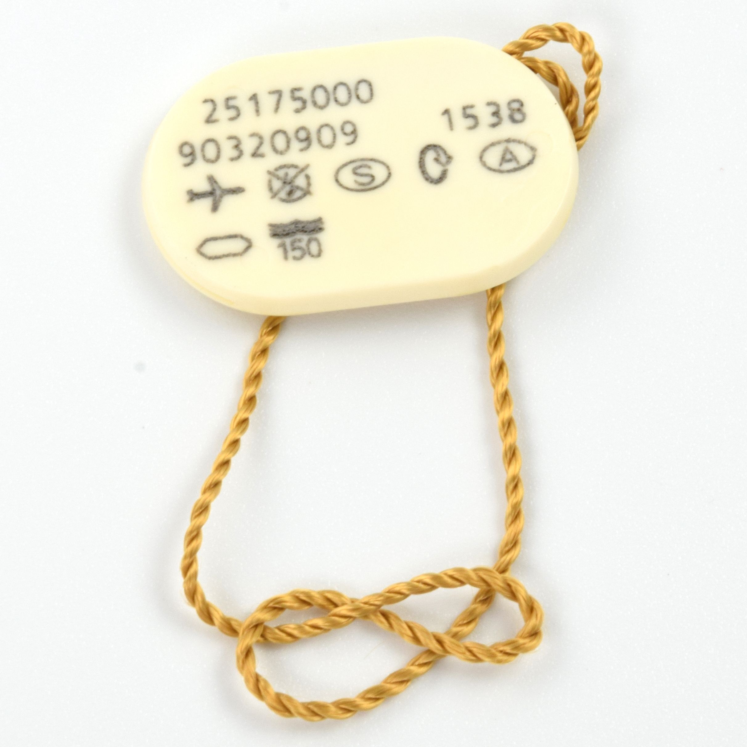 Omega Seamaster Steel Date Watch Cream Hang Tag for 2517.50.00 Watch – With Original String