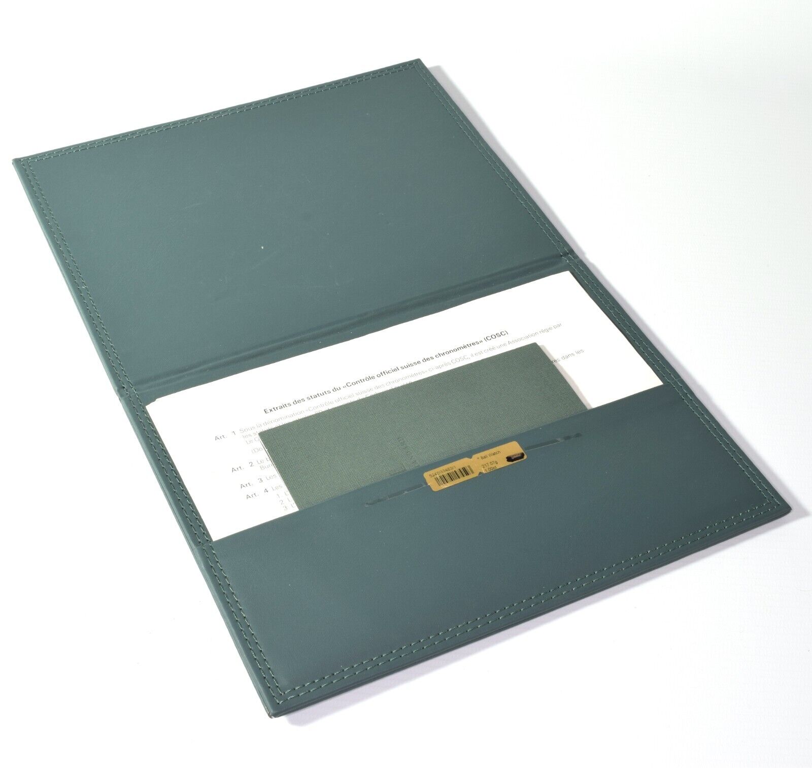 Authentic Ball Engineer Hydrocarbon Green Watch Document Certificate with Instruction CD - Image 3