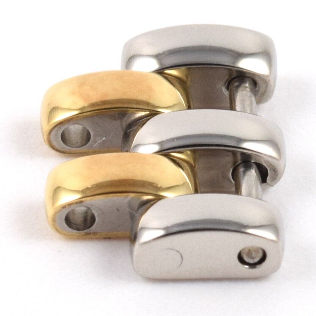 Genuine Omega De Ville Ladies 6202/822 Gold & Steel 11mm Wide Watch Strap Link – Authentic Replacement for Omega Watches - Image 4