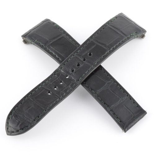 Authentic Cartier Santos 4072 Large Black Alligator Watch Strap – 21mm to 18mm