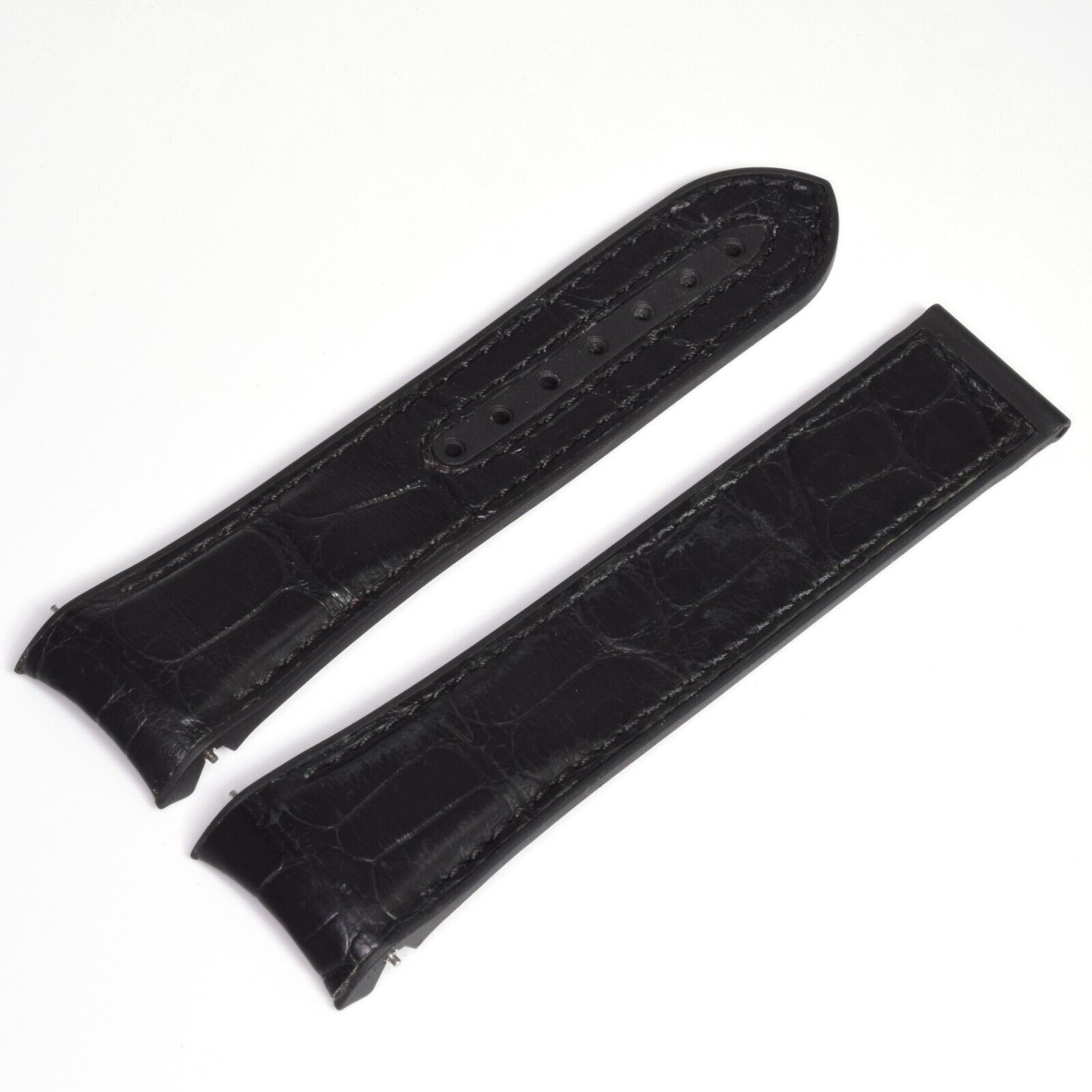 Authentic Omega Planet Ocean Deep Black RUZ005516 Rubber Strap – 22mm to 20mm - Image 8