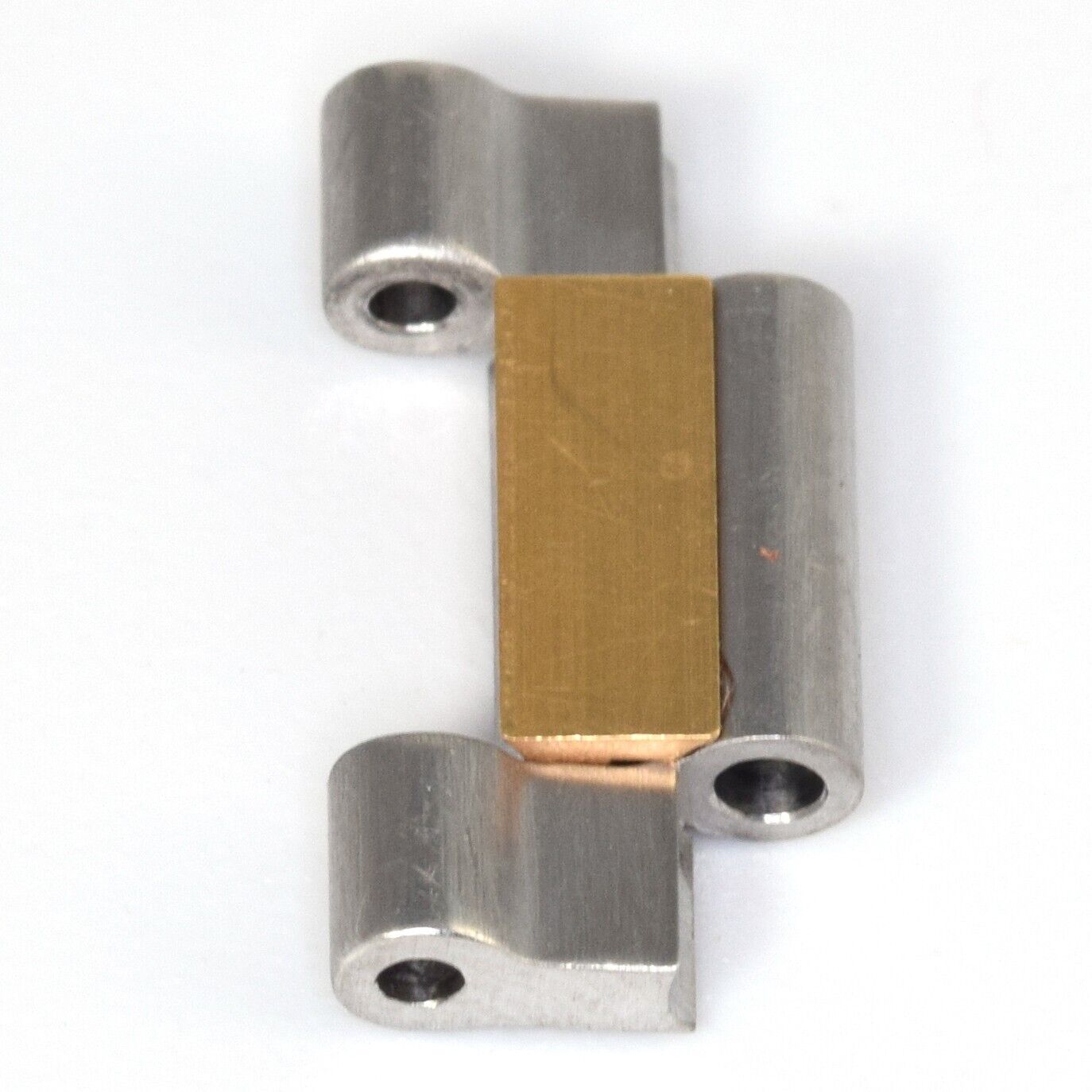 Authentic Bvlgari Diagono Gold & Steel 15mm Wide Watch Strap Bracelet Half Link - Image 7
