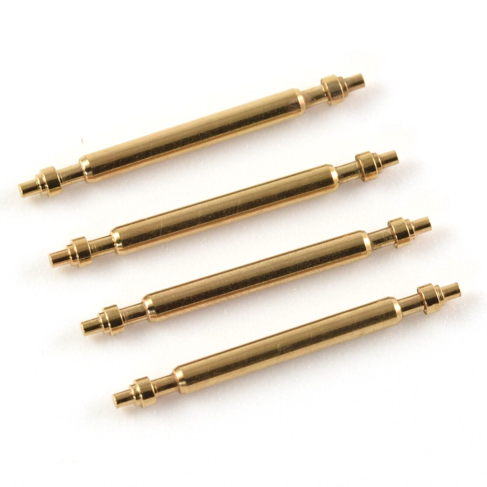 Cartier Gold Plated Watch Spring Bars 1.5mm x 17mm – Set of 4 Single Flanged