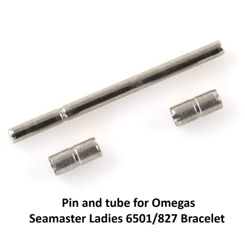Stainless steel pin and tube set for Omega Seamaster Ladies 6501/827 watch bracelet clasp