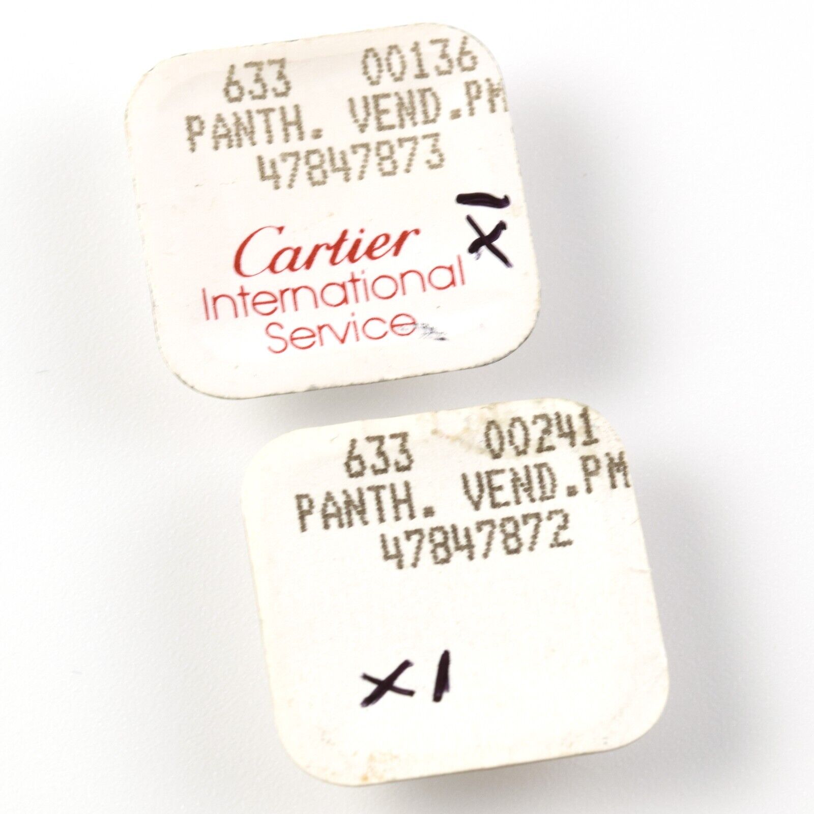 New Cartier Panthère Vendôme Ladies 8057921 18ct Gold Watch Lug Parts – Set of 2 - Image 2