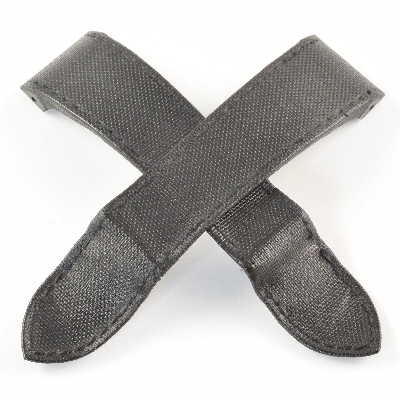 Authentic Cartier Santos 100 XL Watch Strap Black Canvas 23mm–21mm – Fits Models 2656 and 2774 - Image 2