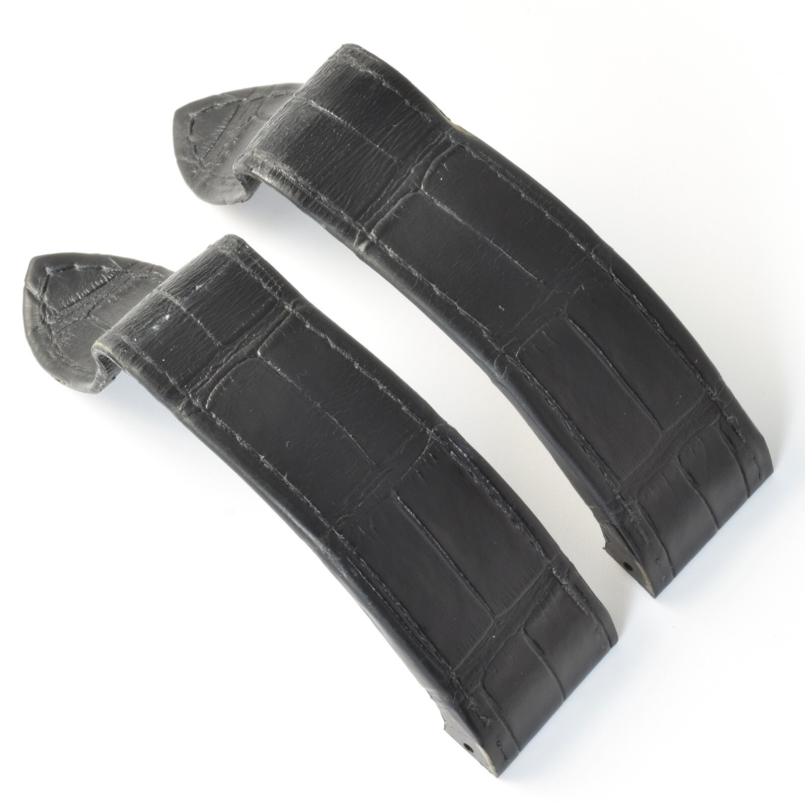 Authentic Cartier Santos 100 XL Black Alligator Watch Strap 23mm–21mm – Fits Models 2656 and 2774 - Image 5