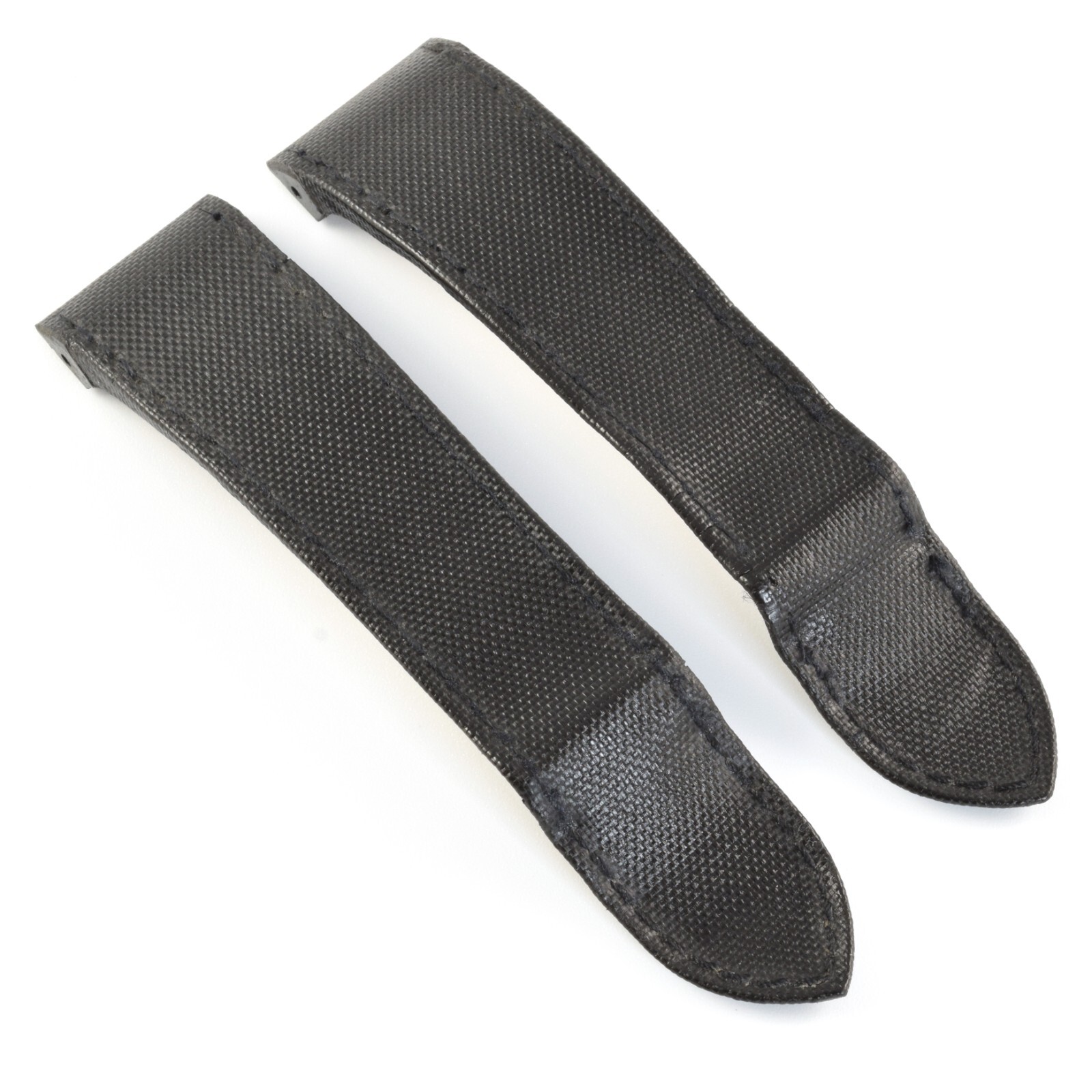 Authentic Cartier Santos 100 XL Watch Strap Black Canvas 23mm–21mm – Fits Models 2656 and 2774