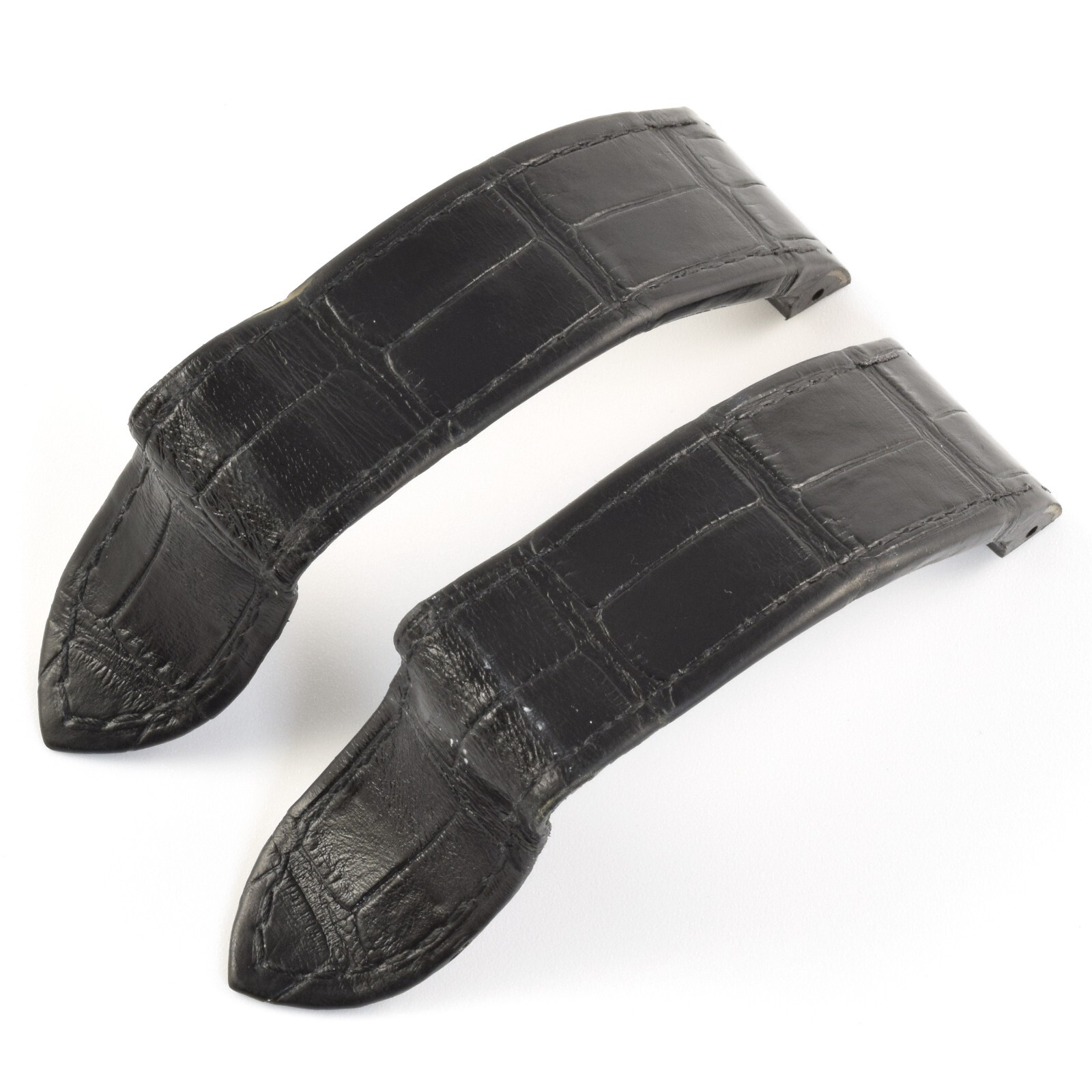 Authentic Cartier Santos 100 XL Black Alligator Watch Strap 23mm–21mm – Fits Models 2656 and 2774 - Image 2