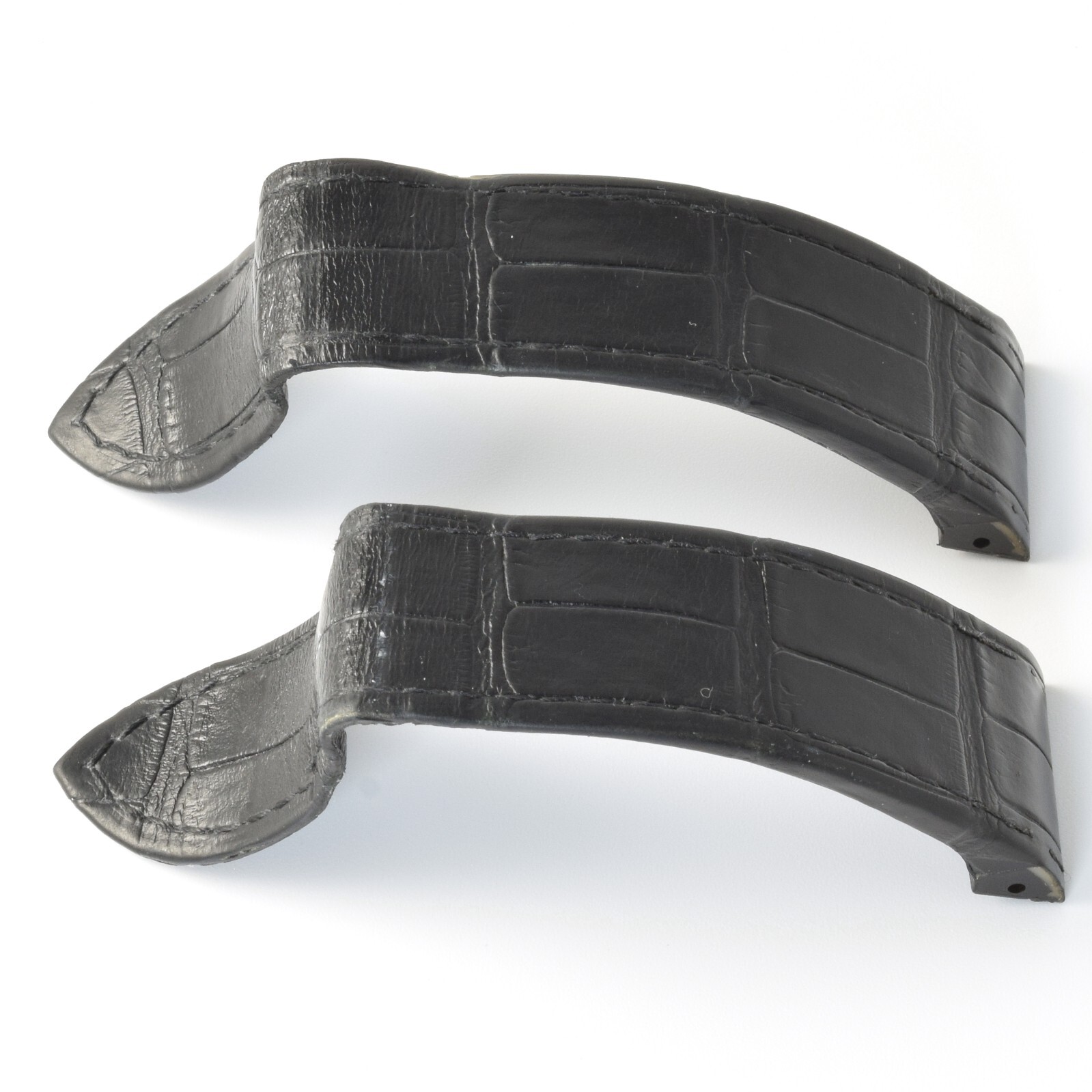 Authentic Cartier Santos 100 XL Black Alligator Watch Strap 23mm–21mm – Fits Models 2656 and 2774 - Image 6