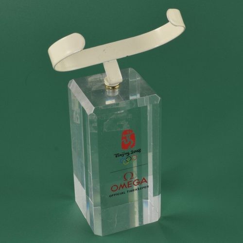 Omega Beijing 2008 Horizontal Acrylic Watch Display Stand for Seamaster Planet Ocean