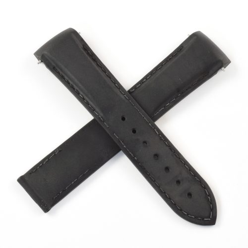 Authentic Omega Planet Ocean 42mm black rubber watch strap 20mm to 18mm 98000364