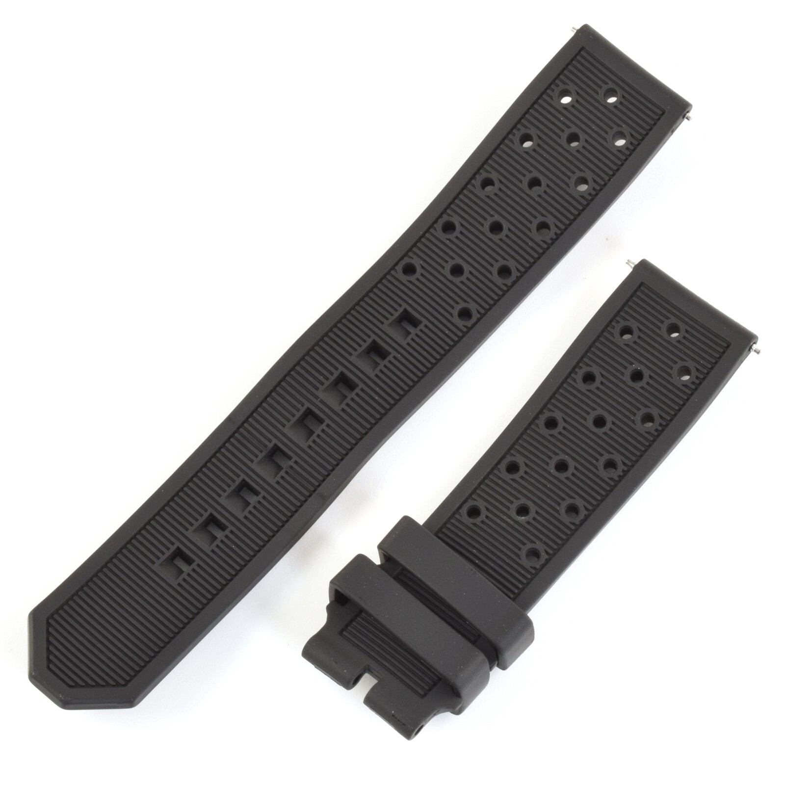 TAG Heuer Formula 1 Black Rubber FT8024, BT0724 Watch Strap 21.5mm – 18mm Wide - Image 4