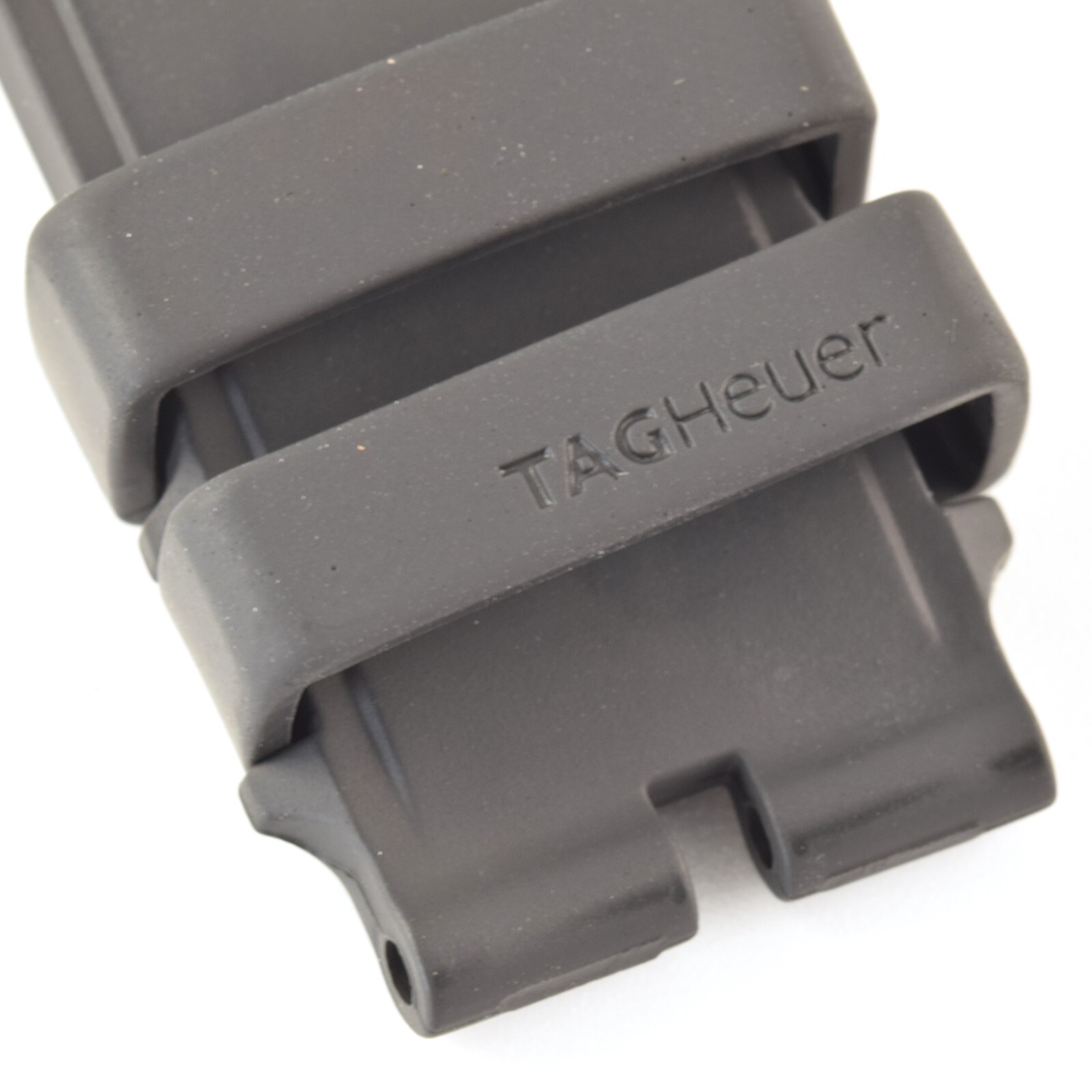 TAG Heuer Formula 1 Black Rubber FT8024, BT0724 Watch Strap 21.5mm – 18mm Wide - Image 5