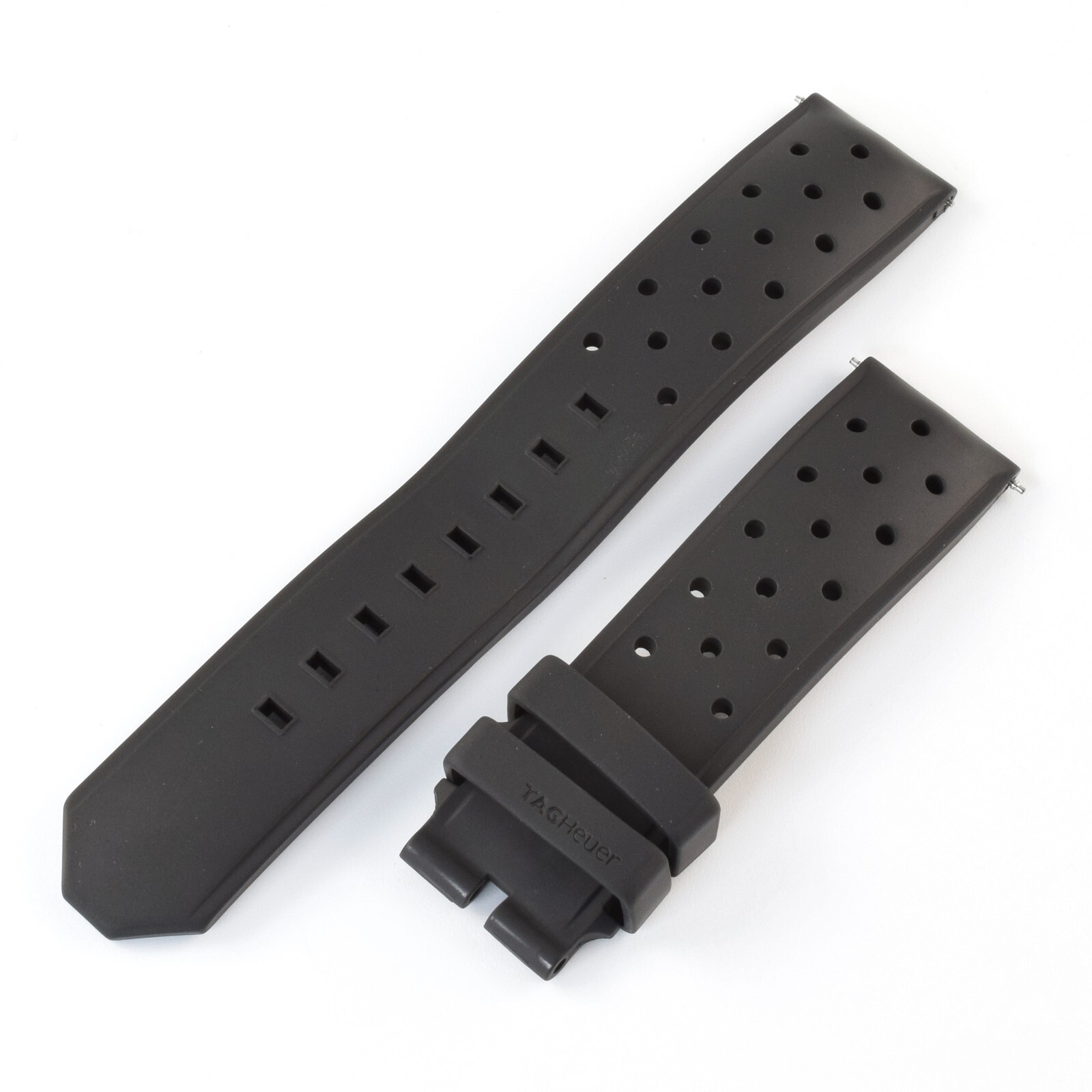 TAG Heuer Formula 1 Black Rubber FT8024, BT0724 Watch Strap 21.5mm – 18mm Wide - Image 6