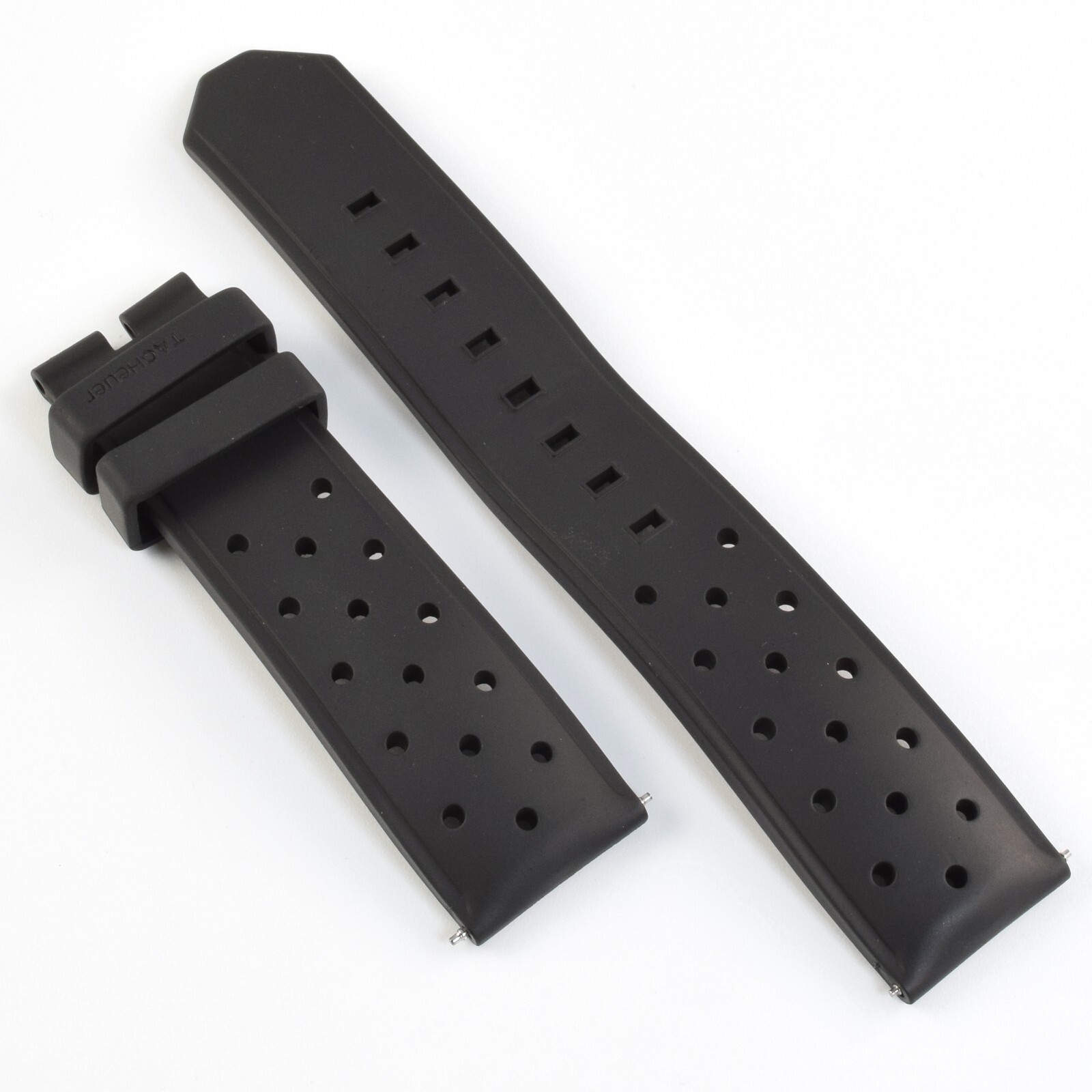 TAG Heuer Formula 1 Black Rubber FT8024, BT0724 Watch Strap 21.5mm – 18mm Wide - Image 7
