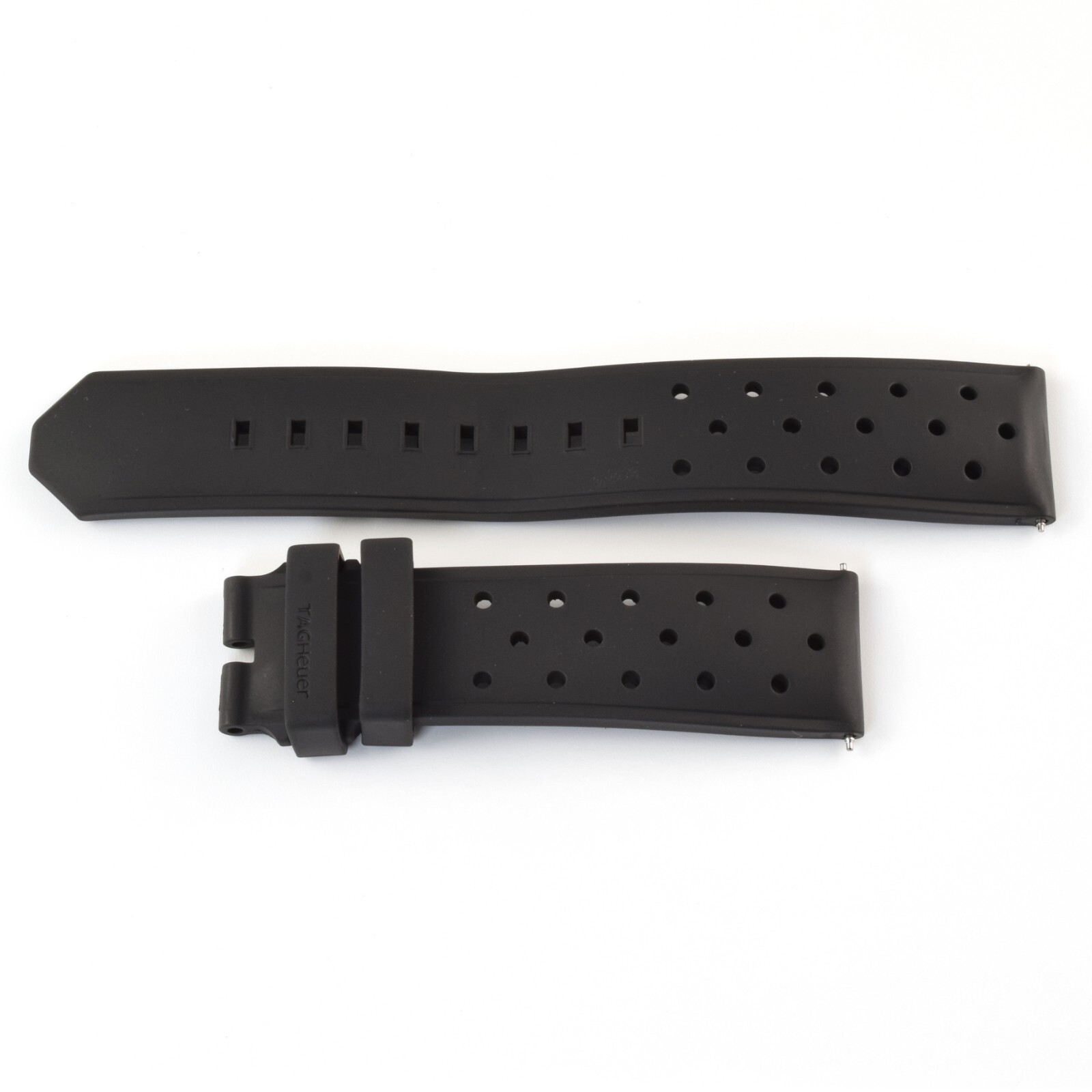 TAG Heuer Formula 1 Black Rubber FT8024, BT0724 Watch Strap 21.5mm – 18mm Wide - Image 8