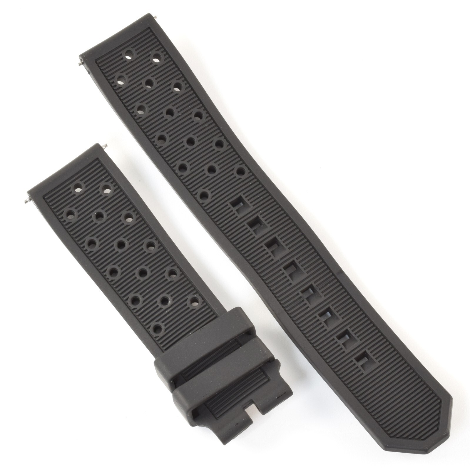 TAG Heuer Formula 1 Black Rubber FT8024, BT0724 Watch Strap 21.5mm – 18mm Wide - Image 9