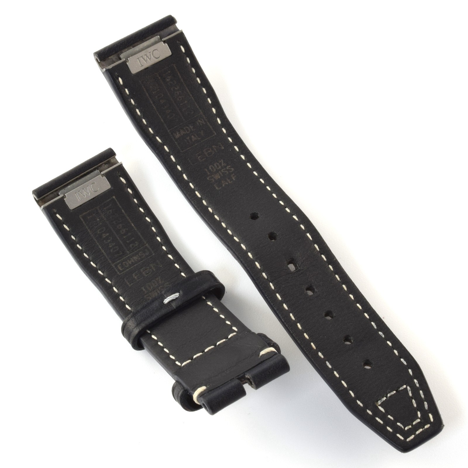 IWC Pilots EasX-CHANGE Dark Brown Calf Leather Strap – 20mm to 18mm Wide - Image 7