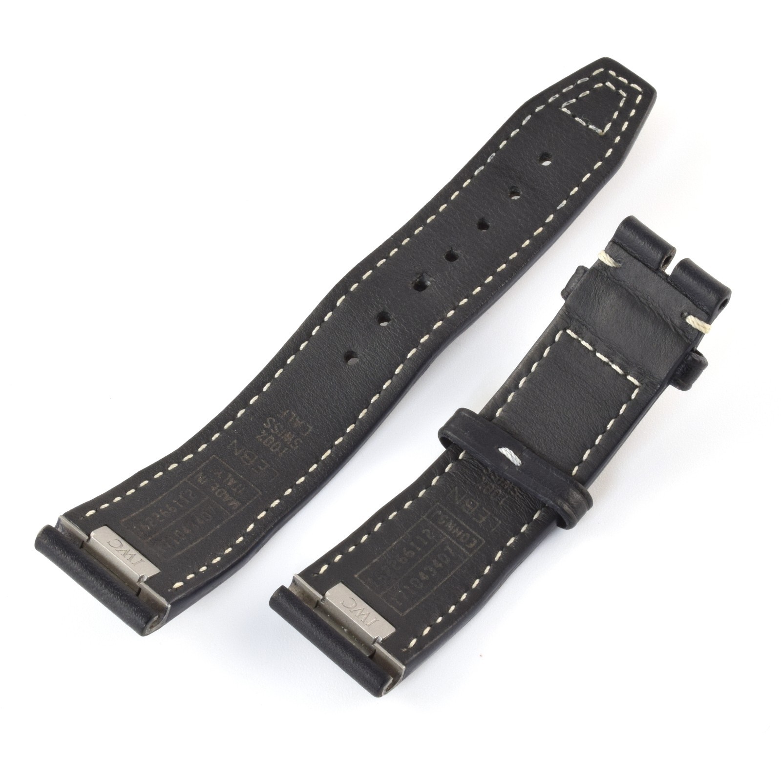 IWC Pilots EasX-CHANGE Dark Brown Calf Leather Strap – 20mm to 18mm Wide - Image 13
