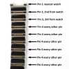 Compatible pin and tube set for Omega Constellation Mini 6563/875 Ladies watch straps